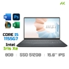 Laptop MSI Modern 15 A11M-1024VN (i5-1155G7, Iris Xe Graphics, Ram 8GB DDR4, SSD 512GB, 15.6 Inch IPS FHD)