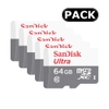 Combo Thẻ Nhớ MicroSDXC SanDisk Ultra 64GB 100MB/s 667x SDSQUNR-064G-GN3MN