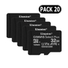 Combo Thẻ Nhớ MicroSDHC Kingston Canvas Select Plus 32GB Class 10 U1 100MB/s SDCS2/32GBCP