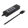 Bộ chia USB 3.0 ra 3 cổng USB 3.0 with Lan Gigabit Unitek Y-3045C